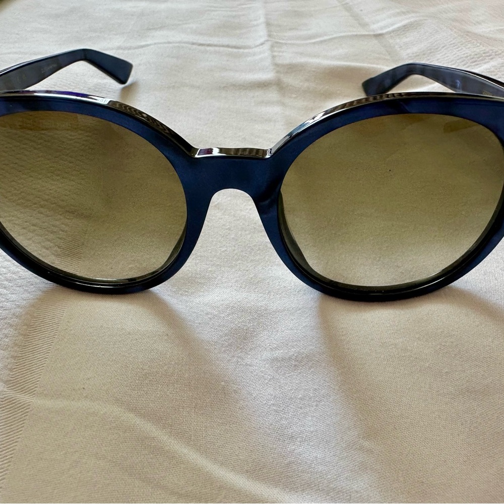 Gucci Blue and Gold Sunglasses